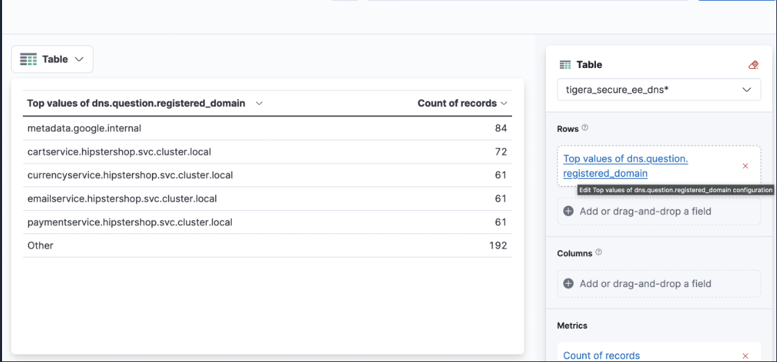 How to Identify All FQDNs Queried by Pods in a Namespace