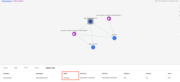 How to get packet capture from Service Graph - UI